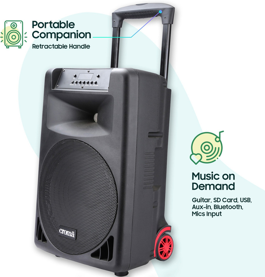 Music best sale system trolley