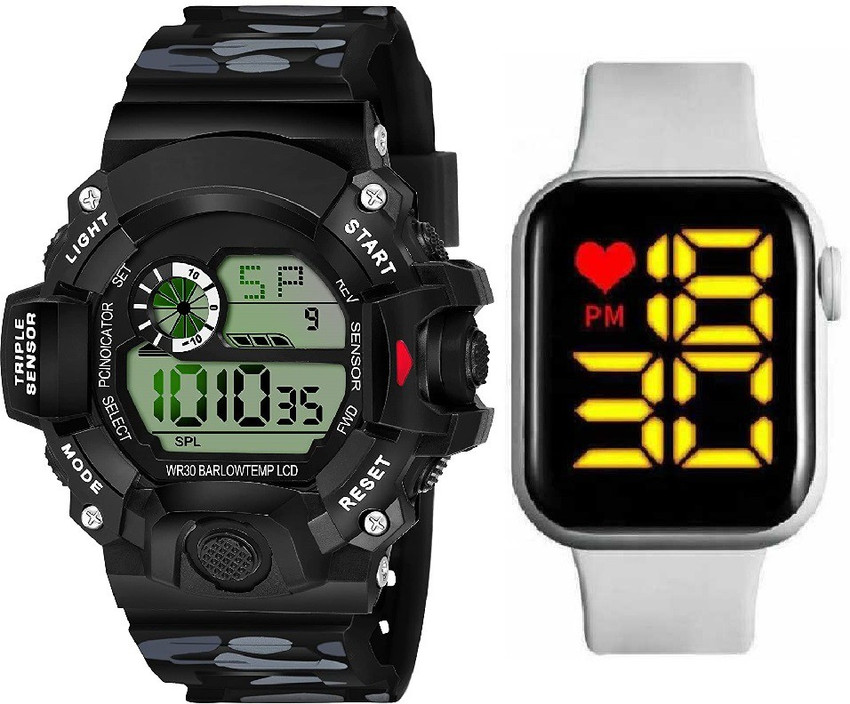 Digital watch deals with date
