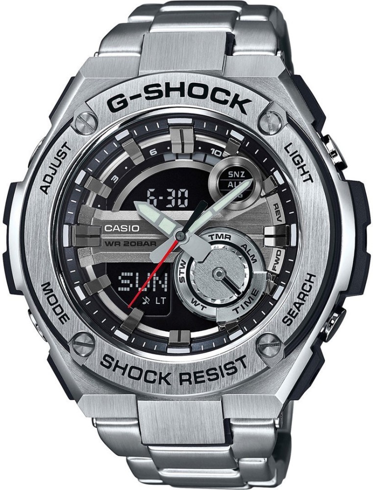 CASIO GST 210D 1ADR G SHOCK G Steel Analog Digital Watch For Men