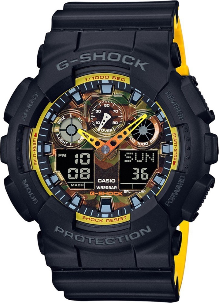 G shock ga 2024 100 blue black