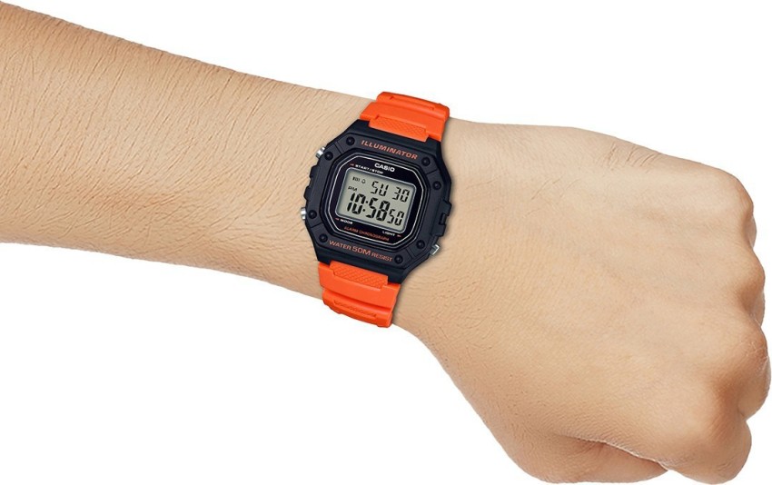 Casio w hot sale 218 h