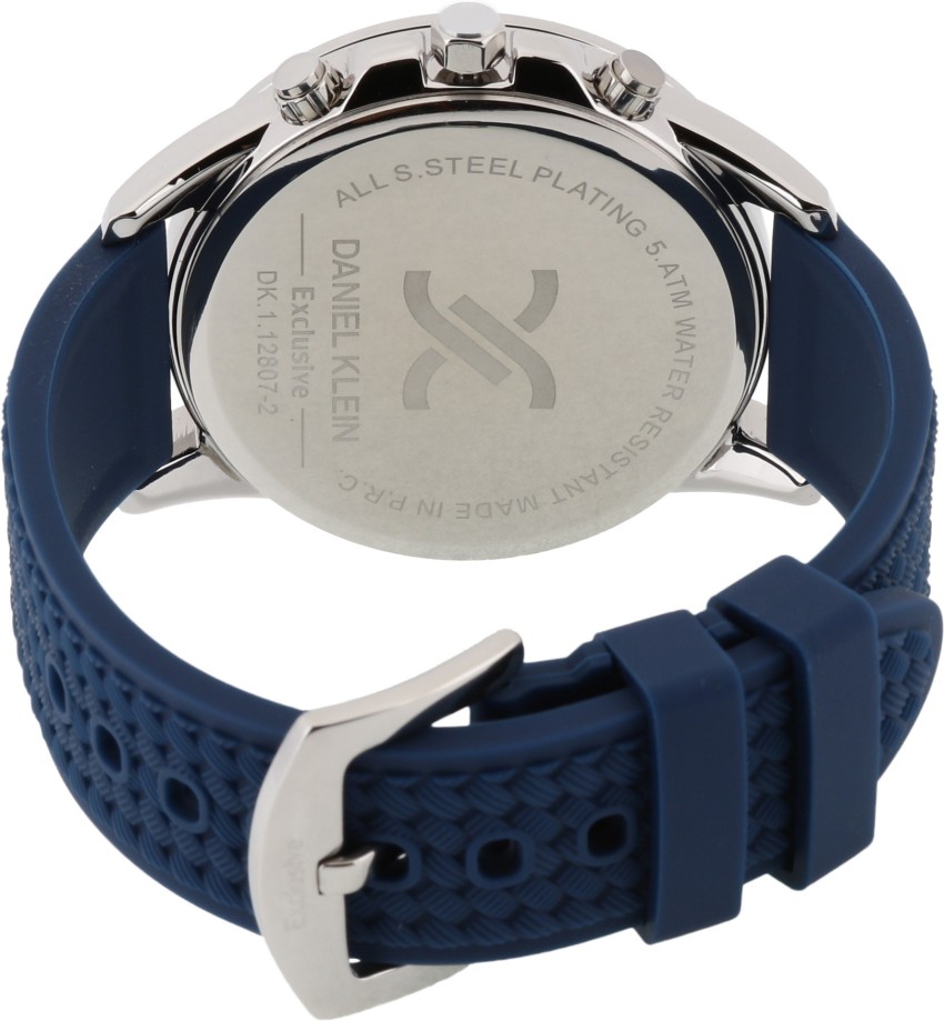 DANIEL KLEIN Daniel Klein Analog Blue Dial Men s DK.1.12807 2