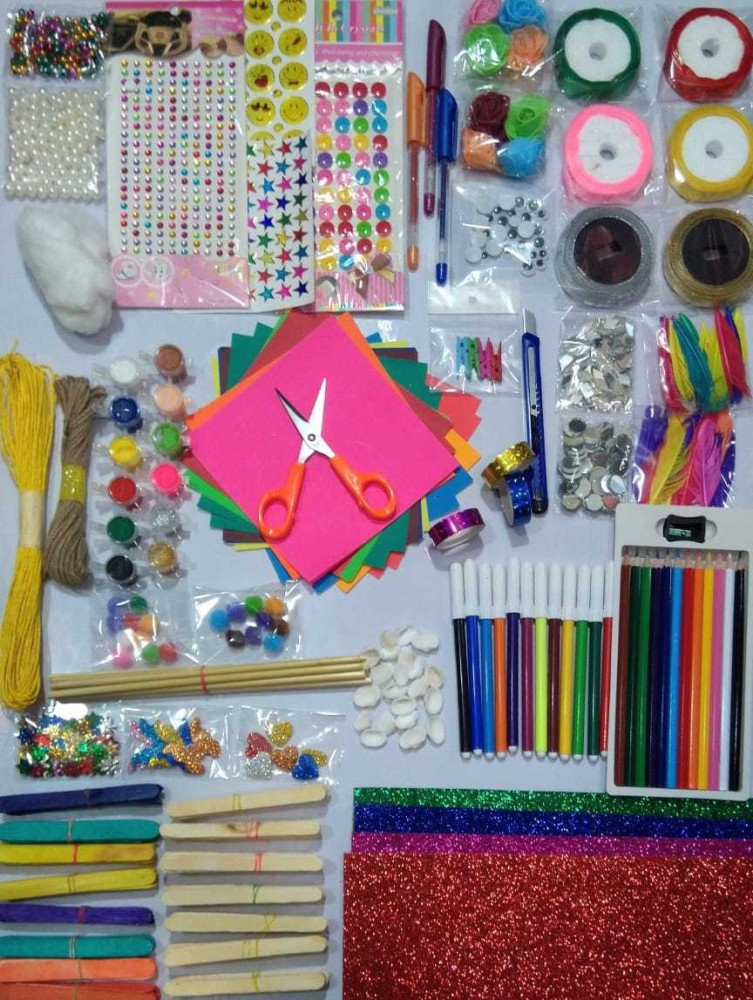 aizelX Craft Decoration items gift set for kids DIY Art Craft kit for Kids Craft  Art