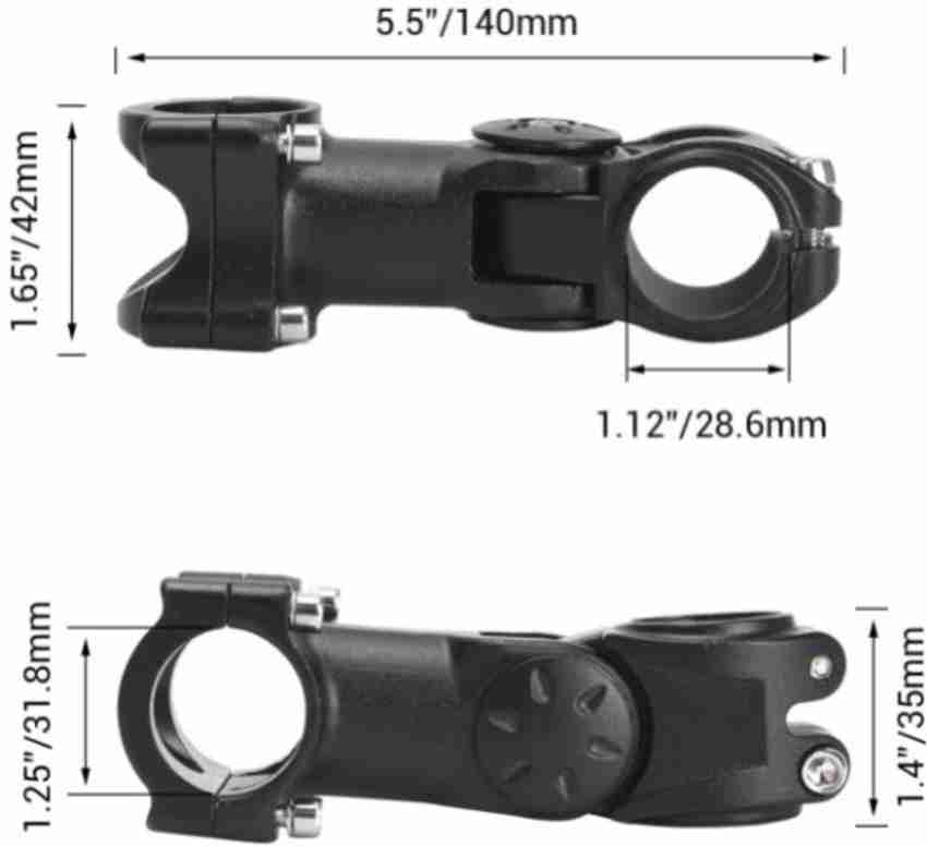 FASTPED Aluminum Alloy Bicycle Handlebar Riser Stem for Mountain