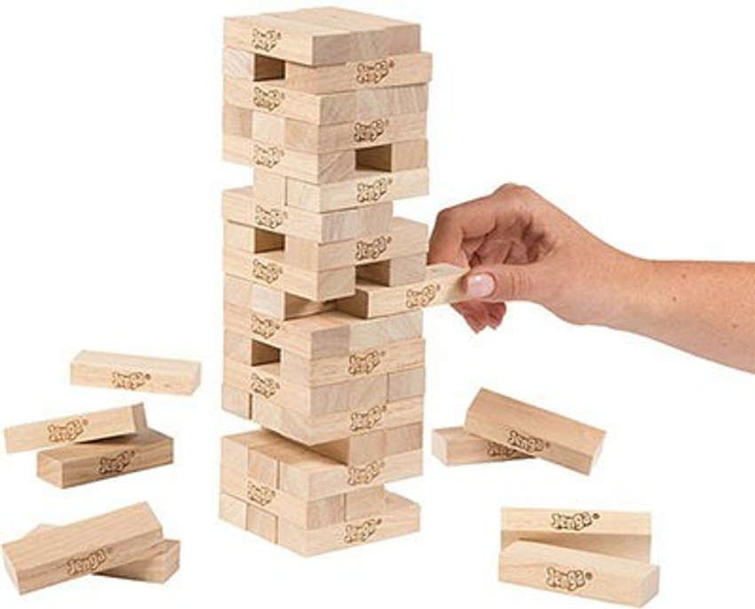 Stacking jenga deals