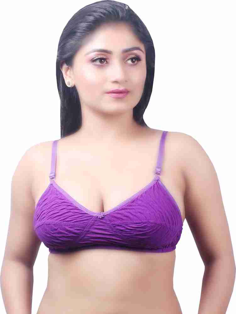 Amante Double Layered Wirefree Cotton Bra - 40DD (Purple) in Nashik at best  price by Mi Lajree - Justdial