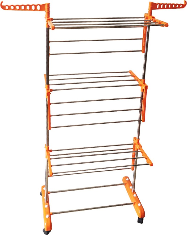 Tnc steel floor cloth best sale dryer stand