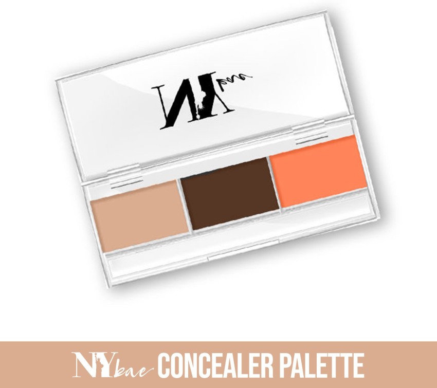 NY bae Concealer Palette with Contour & Orange Color Corrector, For Fair  Skin, Maskin' at Manhattan - Golden Pulitzer Light Show Concealer - Price  in India, Buy NY bae Concealer Palette with