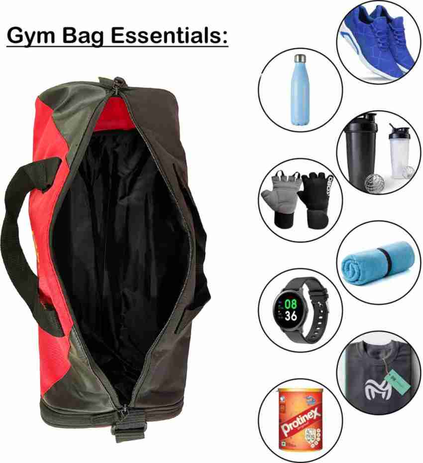 Hang It gym bag combo for men ll gym bag, bottle & Gloves ll gym