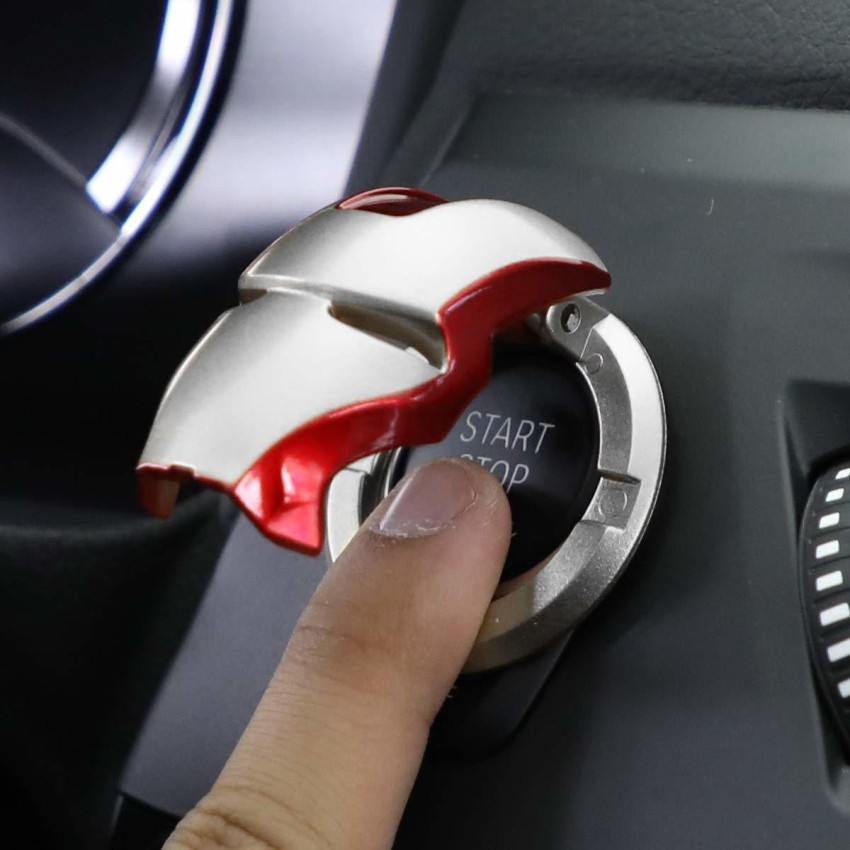 Spider Man Car Interior Engine Ignition Shield Start Stop Push