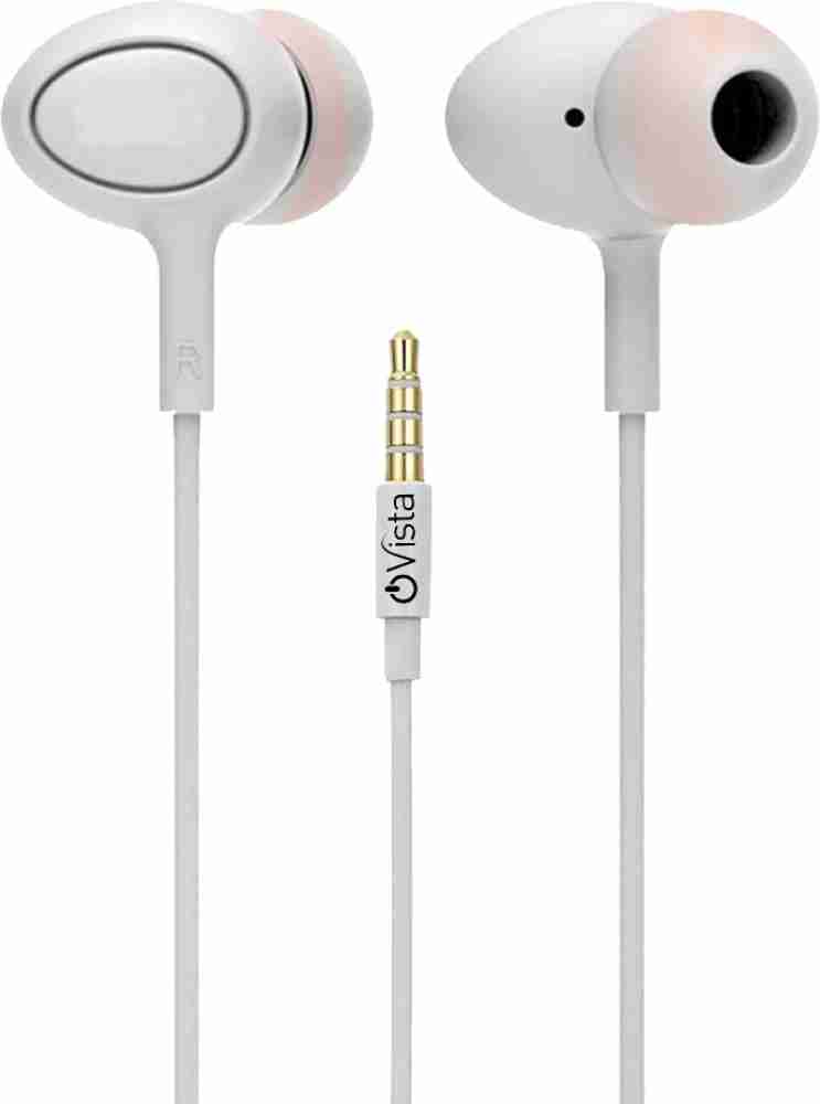 HUTUVI 3.5mm lead handfree headset with mic ( White, in the ear) Bluetooth  Headset Price in India - Buy HUTUVI 3.5mm lead handfree headset with mic (  White, in the ear) Bluetooth