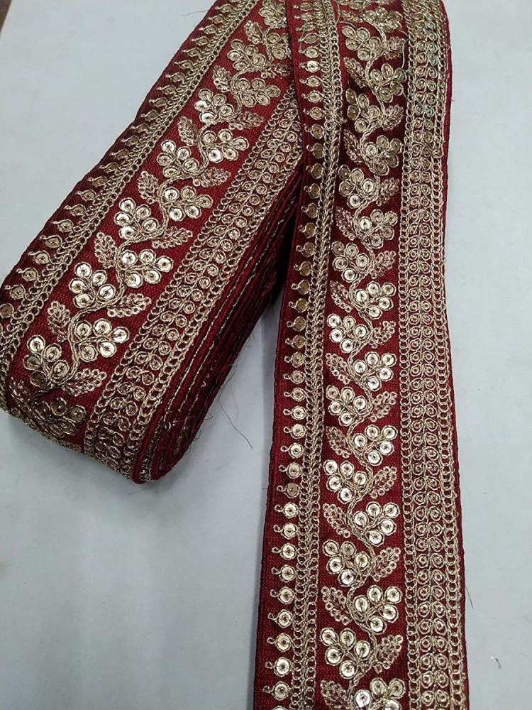 Sei Bella Pearl Laces Border Material for Saree, Dupatta, Bridal