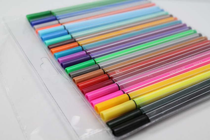 24 Colors Journal Pens No Bleed Colour Sketch Marker 0.4mm Fine Point  Drawing Pen Liner