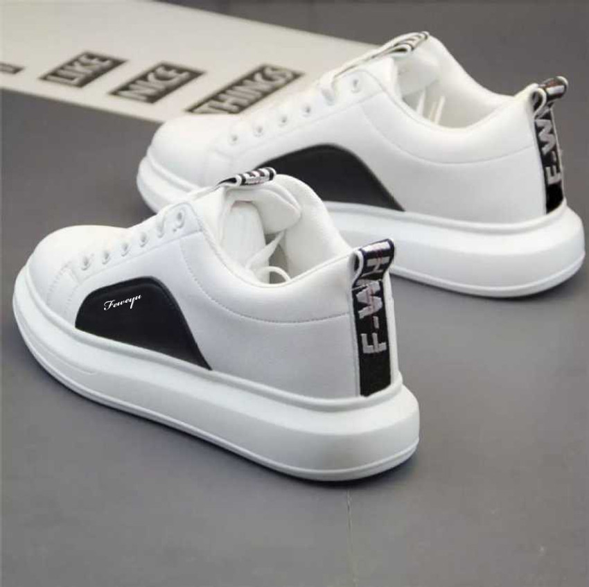 Trendy white discount sneakers 2019