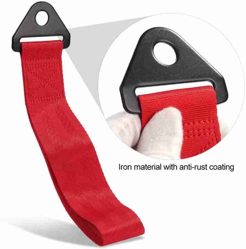 Red Hound Auto 4 Universal Recovery Tow Hooks for Compatible with Ford –