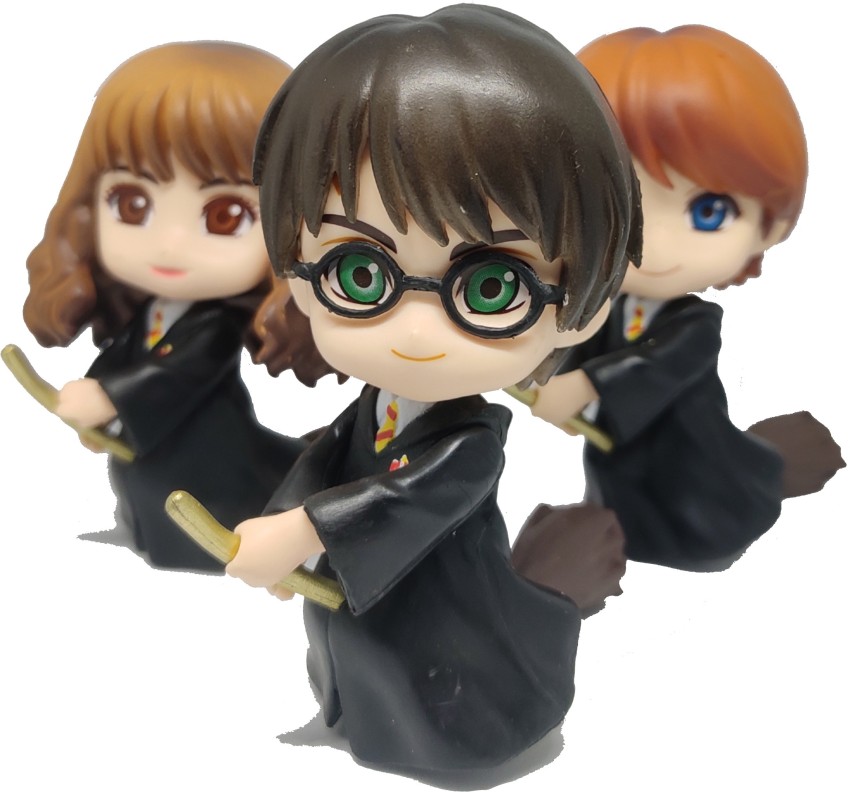 Tinion Harry Potter Character 3 pc set (golden Trio) - on flying