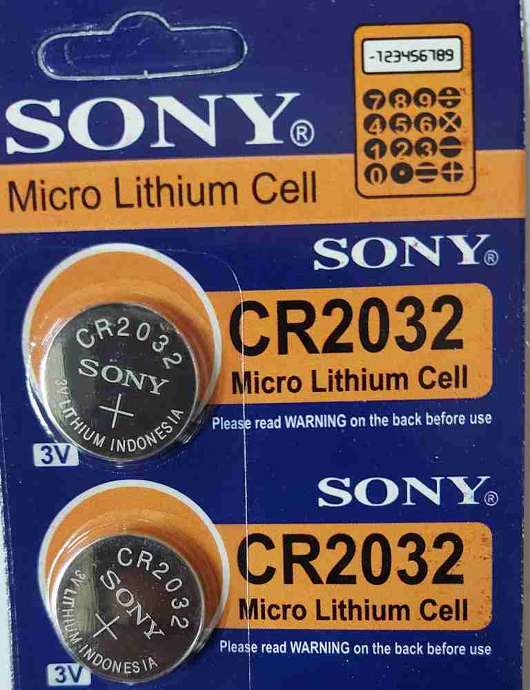 Sony CR2450 3V Lithium Coin Battery Pack Of 5 Batteries