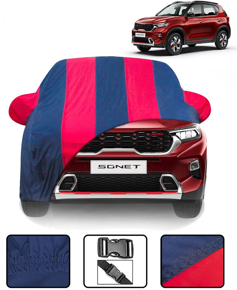 FABTEC Car Cover For Kia Sonet With Mirror Pockets Price in