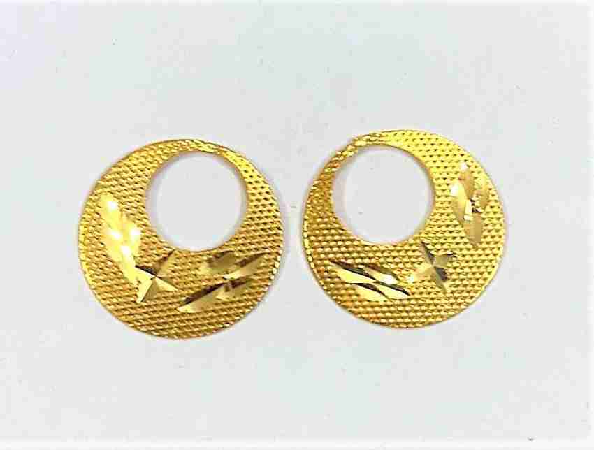 Flipkart Buy FebTech Gold Plated Earrings Bali for Men Boys