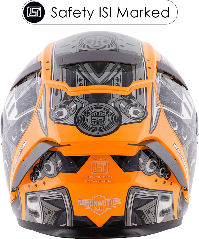 Steelbird SA 2 Terminator 2.0 Aerodynamic Full Face Helmet
