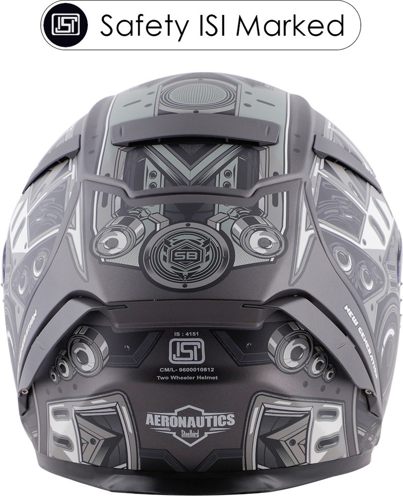 Steelbird SA 2 Terminator 2.0 Aerodynamic Full Face Helmet