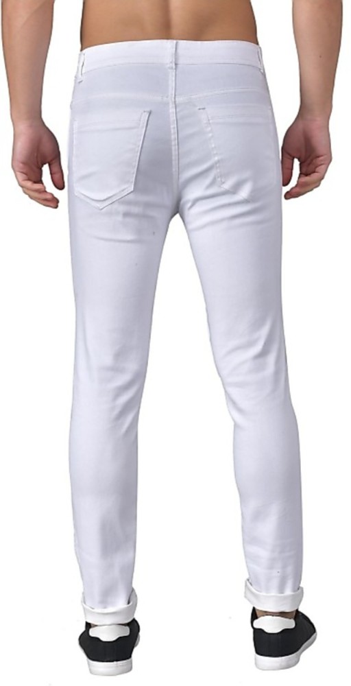 White rough best sale jeans for mens