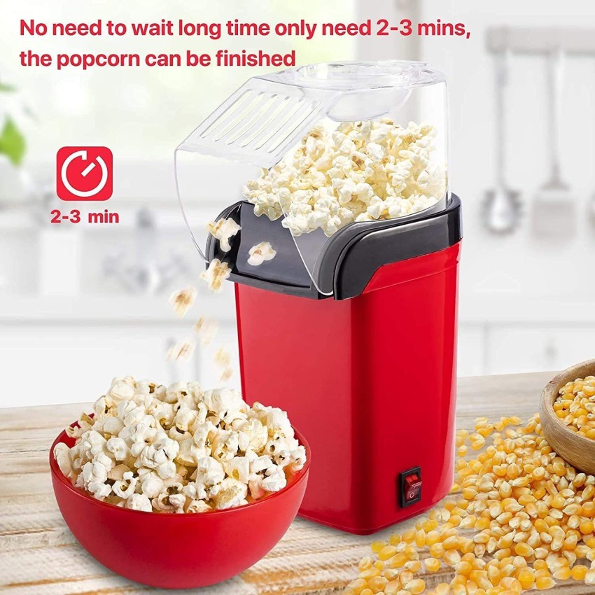 Infinity Creation OIL AND SALT FREEHot Air Popcorn Popper Electric Machine  and Snack Maker with Removable Lid 1200w (DO NOT USE OIL, SALT, AND WATER)  202 400 g Popcorn Maker Price in