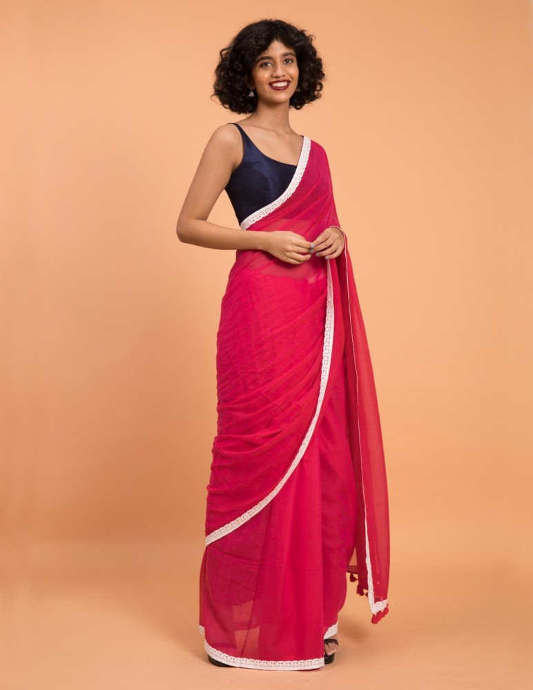 Plain hotsell saree flipkart