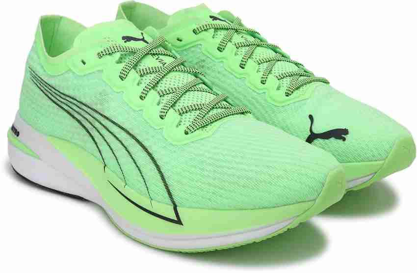 Puma green 2025 running shoes