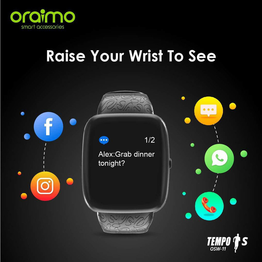ORAIMO OSW 11 Smart Watch Strap Price in India Buy ORAIMO OSW 11