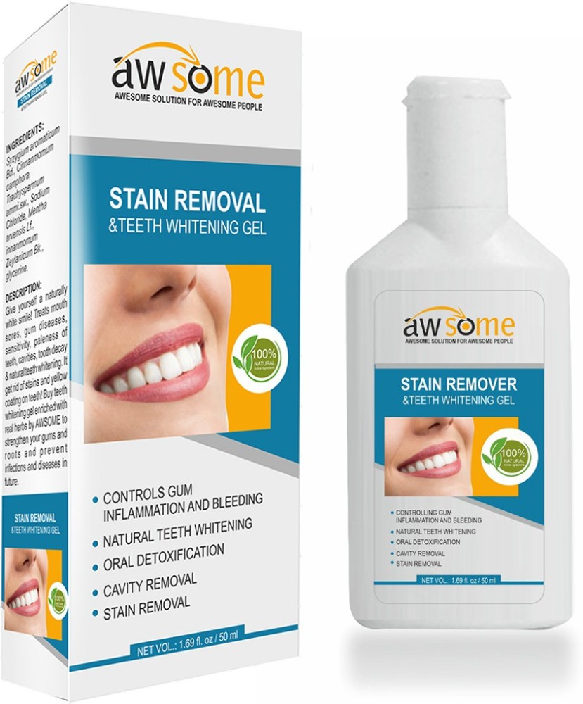 AWSOME Teeth Whitening Gel & Stain Removal Teeth Whitening liquid Price in  India - Buy AWSOME Teeth Whitening Gel & Stain Removal Teeth Whitening  liquid online at