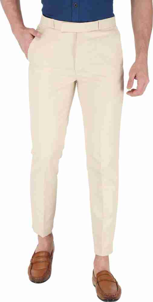 KANU FASHION WORLD Regular Fit Men Cream Trousers Buy KANU