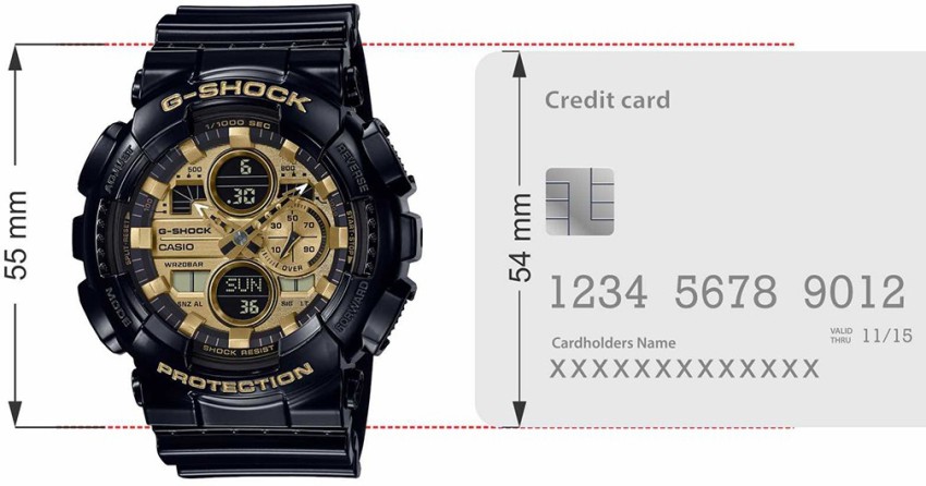 G shock store black gold original