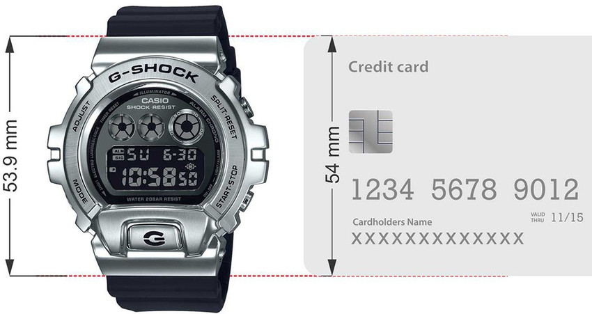 Casio g shock dw 6900 st steel outlet