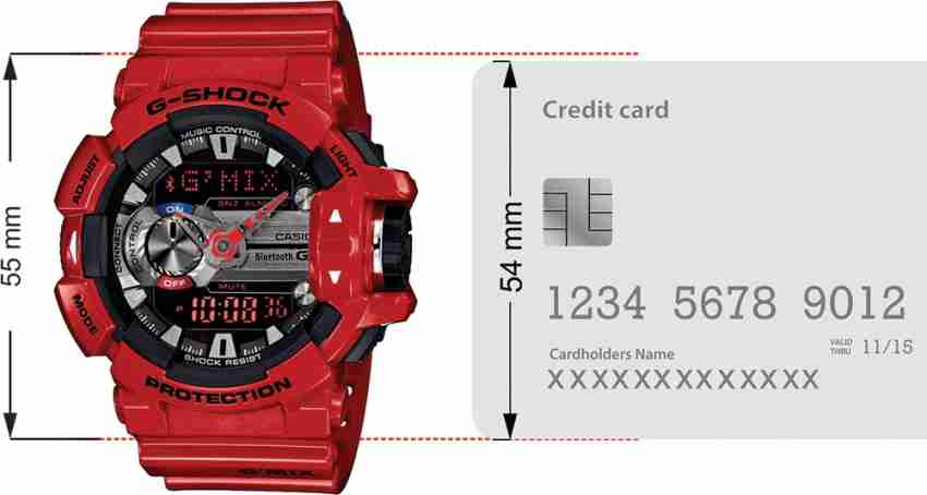 G shock gba online 400 red