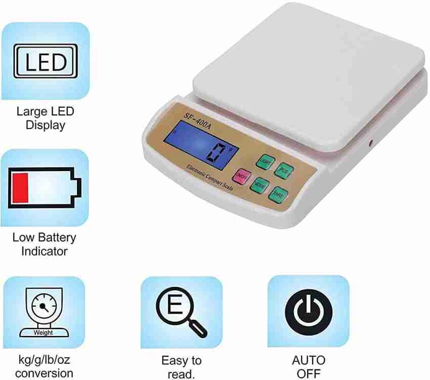 Food Kitchen Scale NEXT-SHINE Rechargeable Digital Scale with LCD