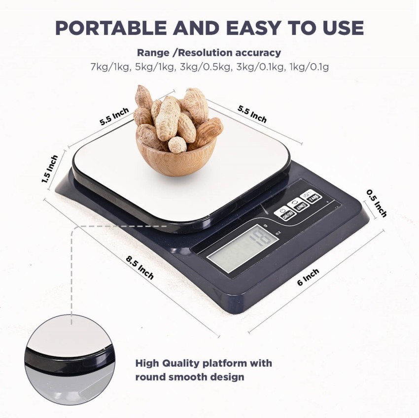 Buy KARIMOTECH Digital Kitchen Weighing Machine Multipurpose Electronic Weight  Scale With Back Lite LCD Display for Measuring Food, Cake, Vegetable, Fruit  ( KITCHEN SCALE) Online at Best Prices in India - JioMart.