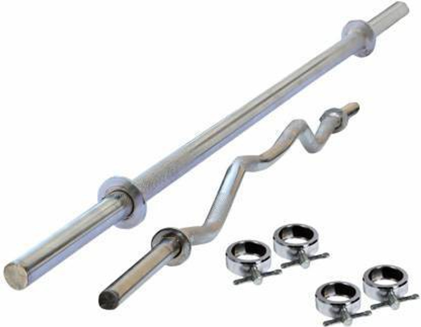 KNK 5 FT STRAIGHT ROD 3 FT ZIG ZAG ROD 19MM FOR CHEST BICEP WORKOUT Weight Lifting Bar Buy KNK 5 FT STRAIGHT ROD 3 FT ZIG ZAG ROD 19MM FOR