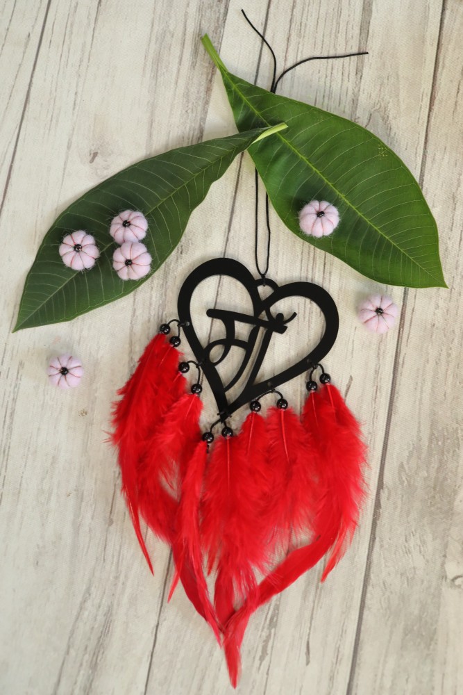 MGNLR Dream Catcher Car Hanging Emblem Wall Hanging with Feather Positive  Vibes - Maa