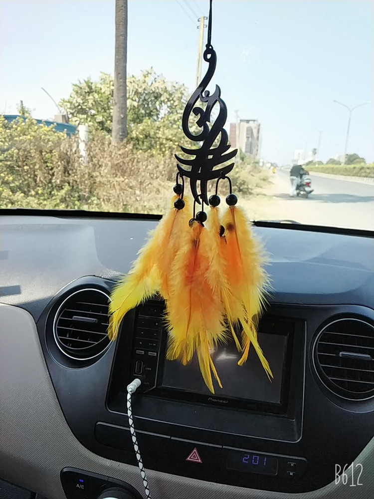 Yellow car on sale decor