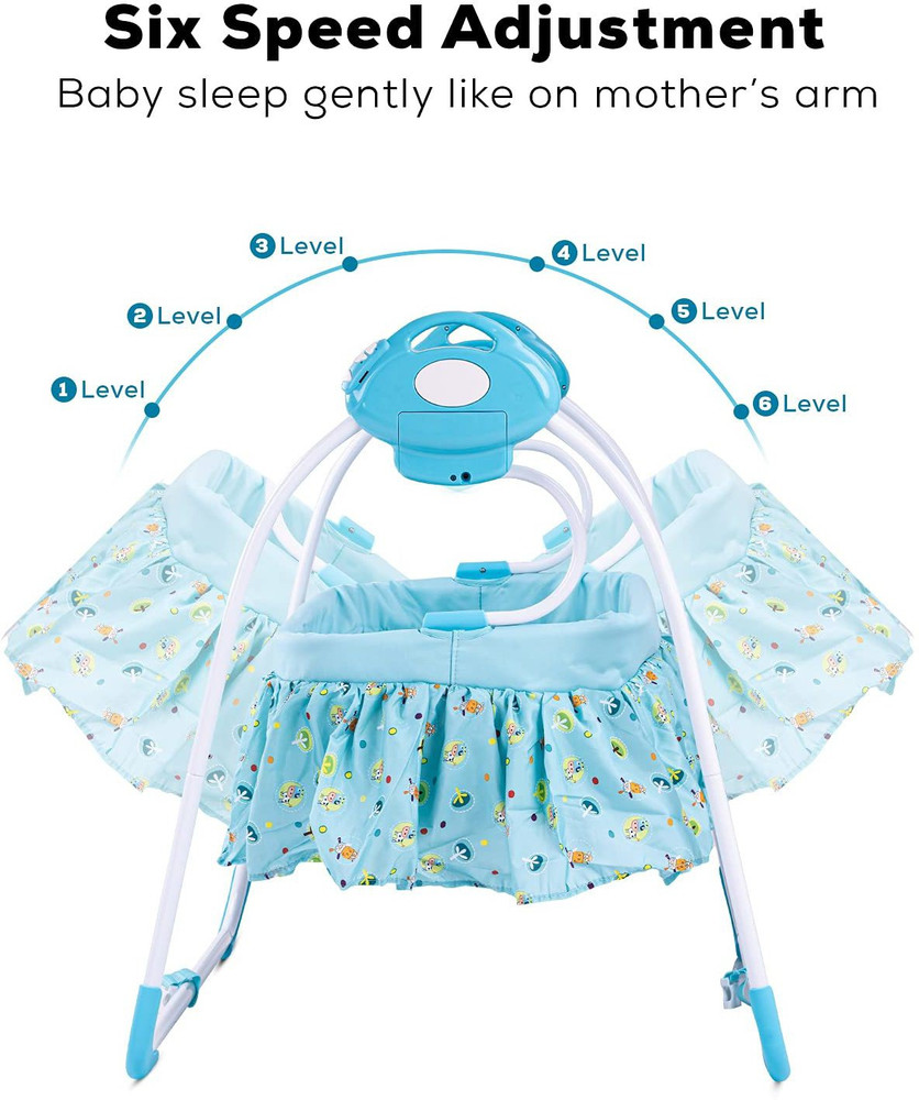 Baybee premium quality electric baby cradle swing online