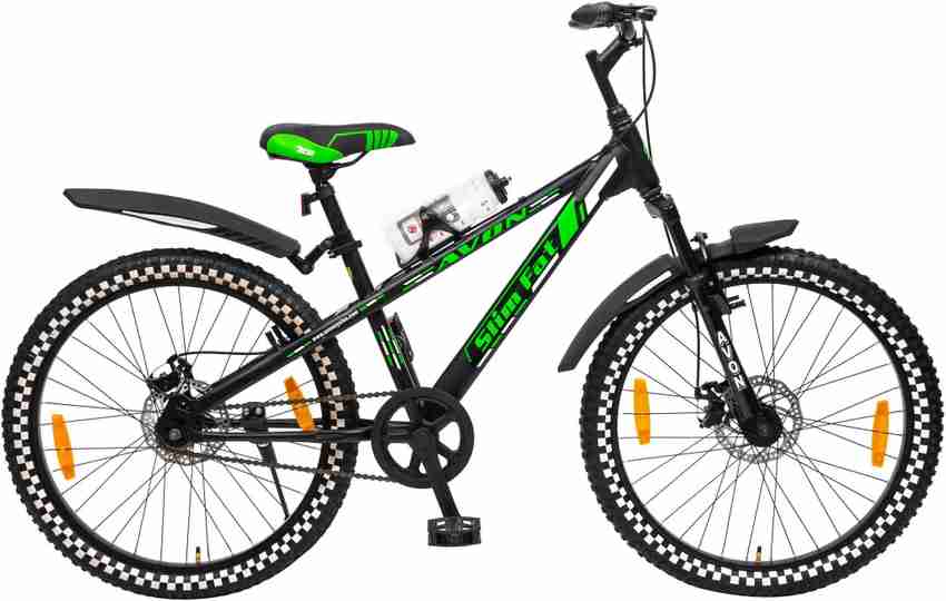 AVON SlimFat 24T Mountain Bike with Double Disc Brake 24 T Mountain Cycle Price in India Buy AVON SlimFat 24T Mountain Bike with Double Disc Brake 24 T Mountain Cycle online at Flipkart
