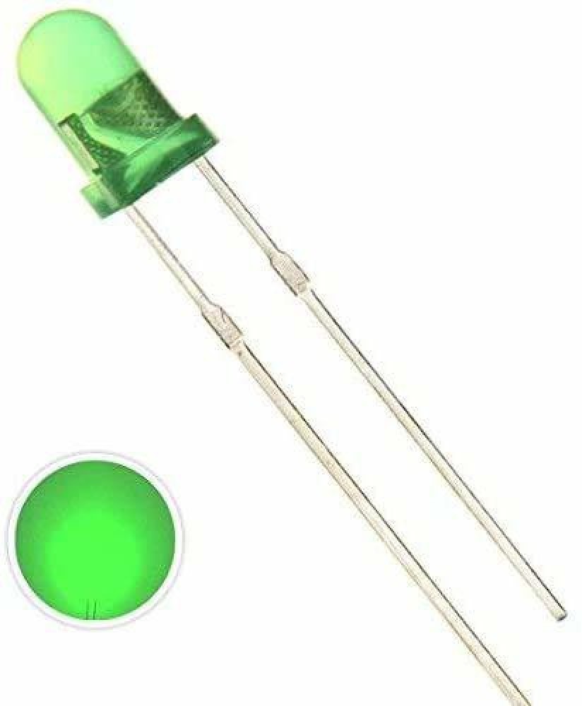 Grahikum 5MM LED Light Emitting Diode Highlight for Arduino (Pack of 100) Electronic Components Electronic Hobby Kit Price in India - Buy Grahikum 5MM Green LED Emitting Diode Highlight for