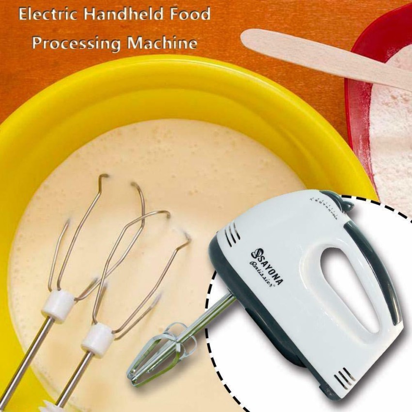 7 Speed Electric Handheld Mixer Egg Beater Multifunctional Mini