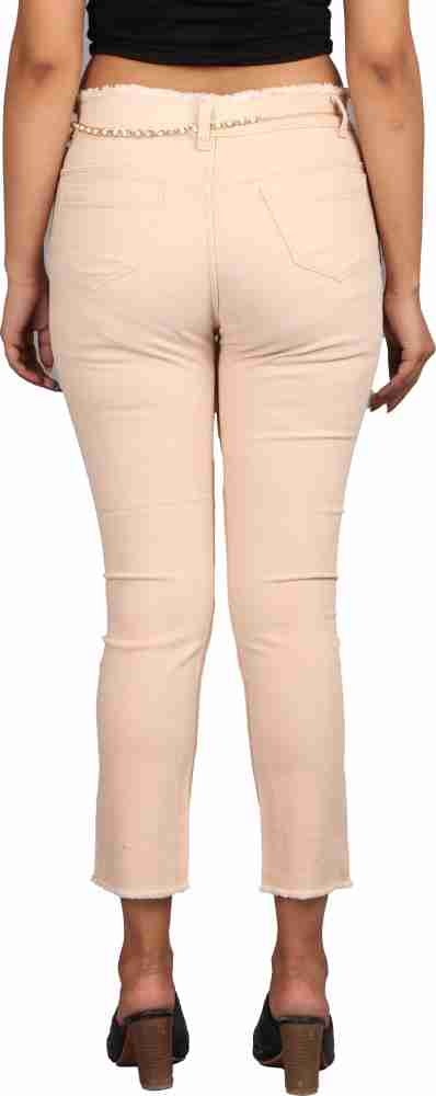 Zara Angel Regular Women Beige Jeans - Buy Zara Angel Regular Women Beige Jeans  Online at Best Prices in India