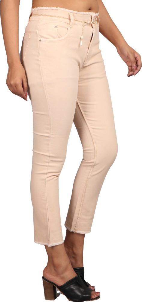 Zara Angel Regular Women Beige Jeans - Buy Zara Angel Regular