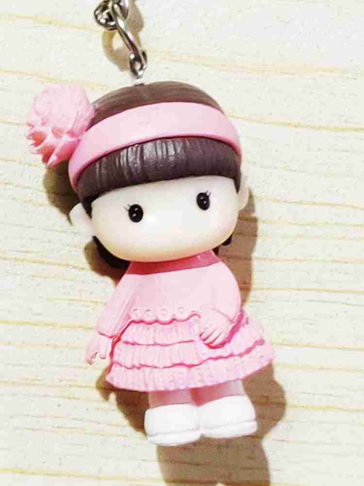 Key Chains - Sweet Girl Doll Keychain, Soft Cute Keychains, Doll