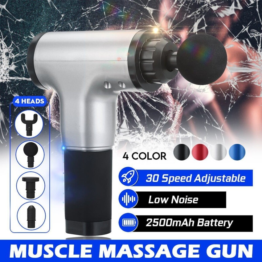 Cordless Handheld Back Massager with Heat,Deep Tissue Percussion Massager -  498