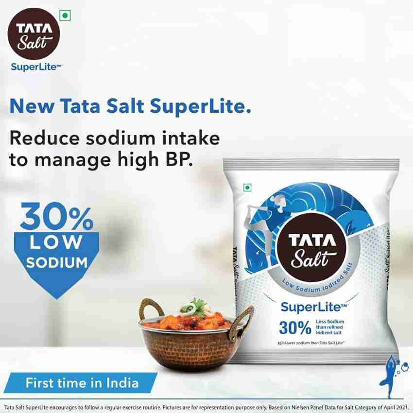 Tata Salt Lite Low Sodium 1kg low sodium salt 15 lower sodium than regular  for sale online