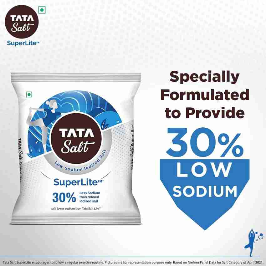 Tata Salt Lite Low Sodium 1kg low sodium salt 15 lower sodium than regular  for sale online